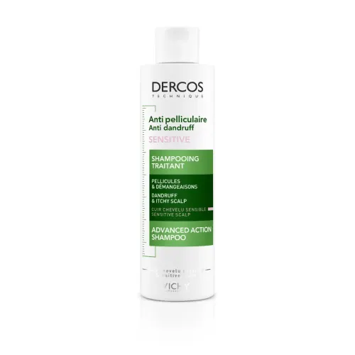 VICHY Dercos DS korpásodás elleni sampon érzékeny fejbőrre (200ml)