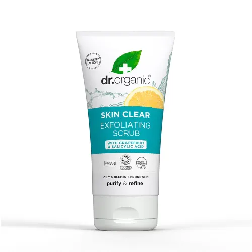 DR. ORGANIC Skin Clear Hámlasztó bőrradír (150ml)