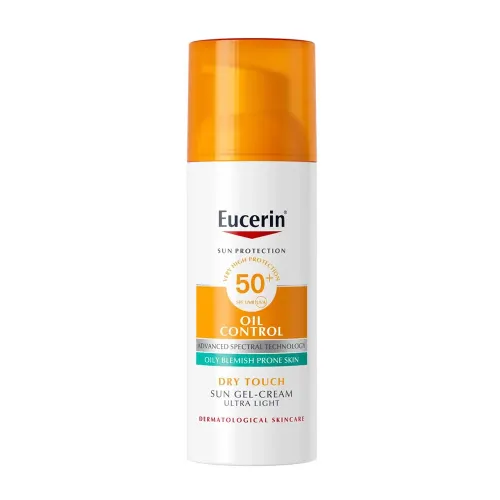 EUCERIN Sun Oil Control napozó gél-krém arcra SPF50+ (50ml)