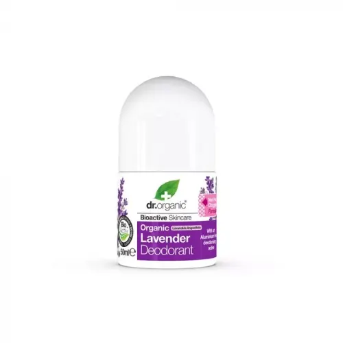 DR. ORGANIC Alumíniummentes golyós dezodor bio levendulával (50ml)