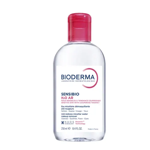 BIODERMA Sensibio H2O AR micellás víz rosaceás bőrre (250ml)