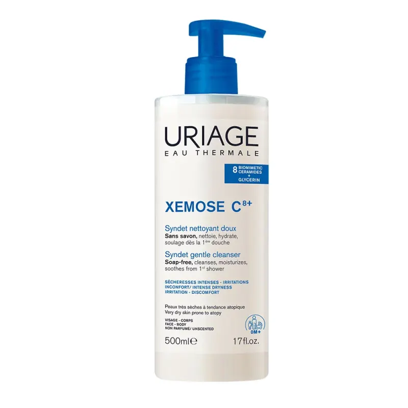 URIAGE Xémose C8+ Syndet krémtusfürdő (500ml)