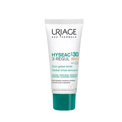 URIAGE Hyséac 3 - Regul színezett krém SPF30 (40ml)