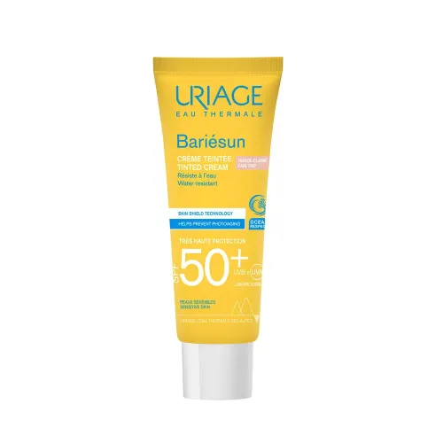 URIAGE Bariésun színezett arckrém világos árnyalat (Fair) SPF50+ (50ml)