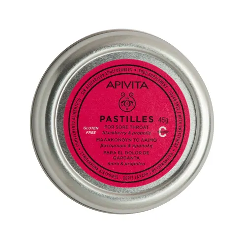 APIVITA Pasztilla szeder ízű (45g)