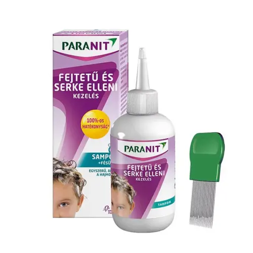 PARANIT Fejtetű és serke elleni kezelés sampon + fésű (200ml)