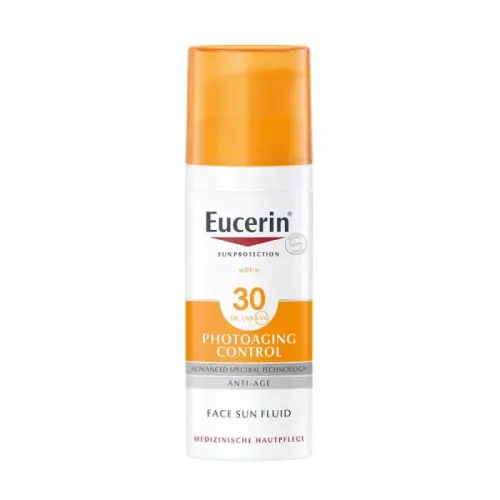 EUCERIN Sun Photoaging Control napozó fluid arcra SPF30 (50ml)