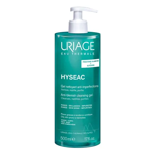 URIAGE Hyséac habzó tisztító gél zsíros bőrre (500ml)