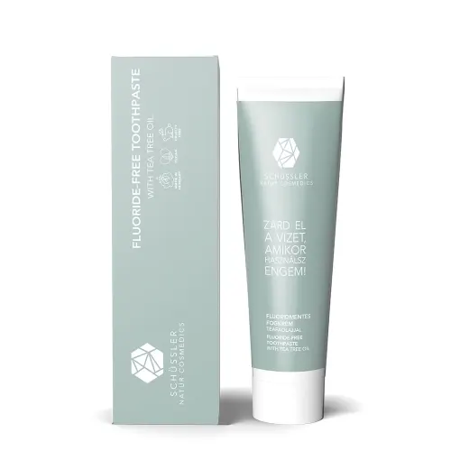 SCHÜSSLER Natur fluoridmentes fogkrém teafaolajjal és bio aloe verával (75ml)